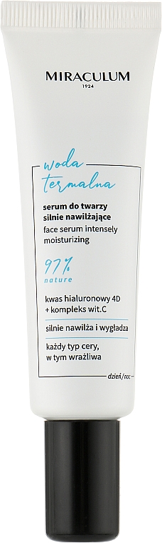 Увлажняющая сыворотка для лица с витамином С и гиалуроновой кислотой - Miraculum Woda Termalna  — фото N1