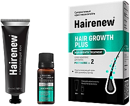 Инновационный комплекс для волос "Рост волос Х 2" - Hairenew Hair Growth Plus Treatment — фото N2