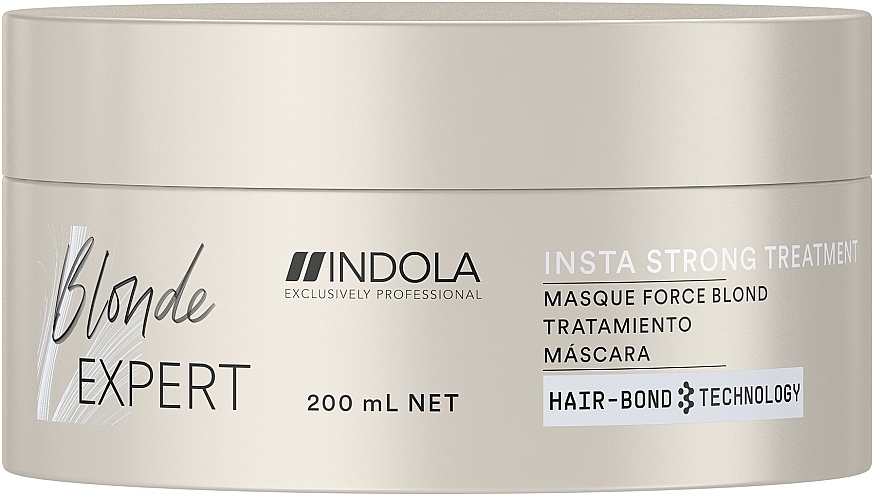 Укрепляющая маска для всех оттенков блонд - Indola Blonde Expert Insta Strong Treatment — фото N1