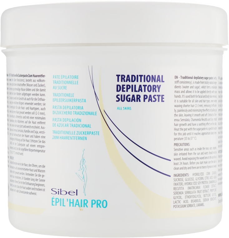 Сахарная паста для депиляции - Sibel Epil Hair Pro Traditional Depilatory Sugar­ Paste — фото N1