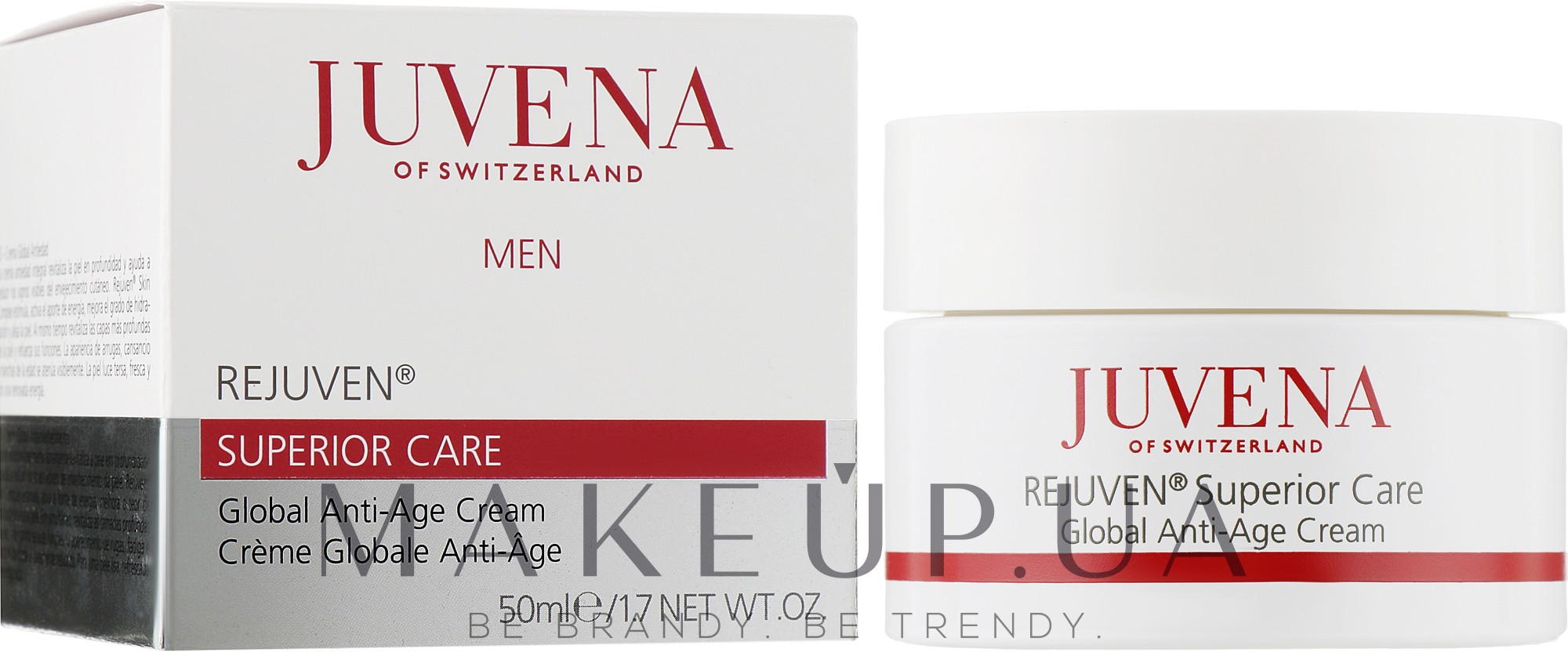 Комплексный антивозрастной крем для лица - Juvena Rejuven Men Global Anti-Age Cream  — фото 50ml