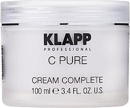 Концентрированный крем для интенсивной ревитализации кожи - Klapp C Pure Cream Complete — фото N3
