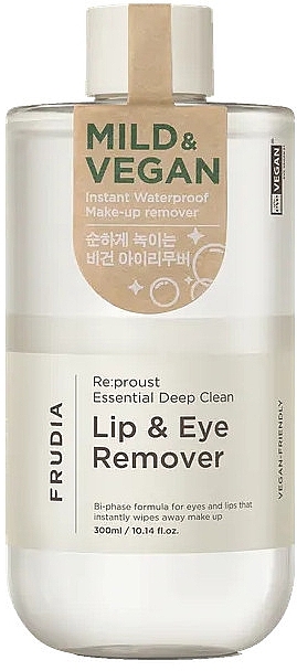 Средство для снятия макияжа с глаз и губ - Frudia Re:Proust Essential Deep Clean Lip & Eye Remover — фото N1