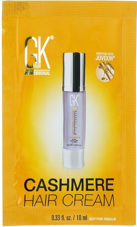 Легкий крем-кашемір - GKhair Cashmere Hair Taming System (пробник) — фото N2