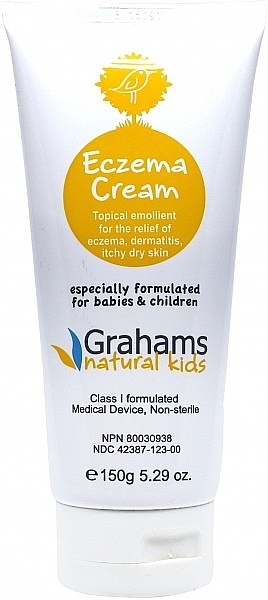 Дитячий крем проти екземи - Grahams Natural Kids Eczema Cream — фото N1