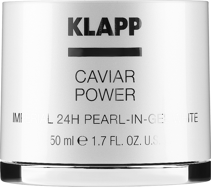 Крем для обличчя - Klapp Caviar Power Imperial 24H Pearl-in-Gel White — фото N1