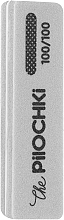Парфумерія, косметика Баф-шліфувальник для нігтів, 100/100 гріт, сірий, 115 х 33 мм - ThePilochki