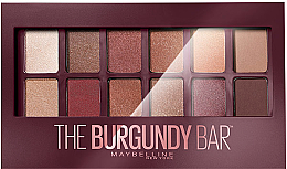 Духи, Парфюмерия, косметика УЦЕНКА Палетка теней для век - Maybelline New York The Burgundy Bar Palette *