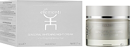 Нічний крем для обличчя - Gli Elementi White Radiance Sensorial Whitening Night Cream (тестер) — фото N2