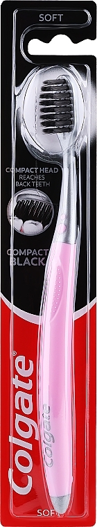 М'яка зубна щітка - Colgate Compact Black — фото N1