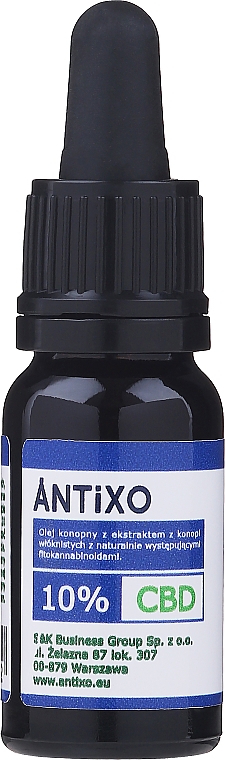 Конопляна олія - Antixo 10% CBD Full Spectrum — фото N1