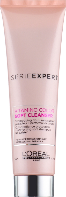Шампунь без сульфатів для фарбованого волосся - L'Oreal Professionnel Vitamino Color AOX Soft Cleanser — фото N1