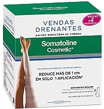 Набор дренажных повязок для ног - Somatoline Cosmetic Vendas Drenantes 4 Tratamientos — фото N1