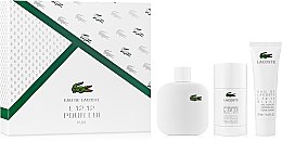 Парфумерія, косметика Lacoste Eau De L.12.12 Blanc - Набір (edt/100 ml + sh/gel/50 ml + deo/st/75 ml)