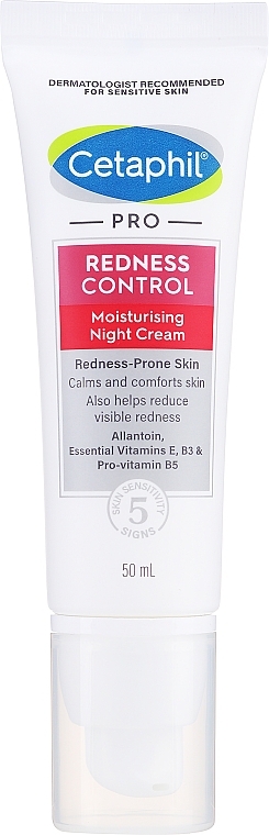 Увлажняющий ночной крем для лица - Cetaphil Pro Redness Control Moisturizer Night Cream 5 Signs Skin Sensitivity — фото N2