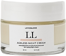 Антивіковий нічний крем для обличчя - Love&Loss Ageless Night Cream — фото N1