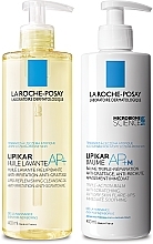 Парфумерія, косметика Набір для сухої шкіри - La Roche-Posay Lipikar  (oil/400ml + balm/400ml)