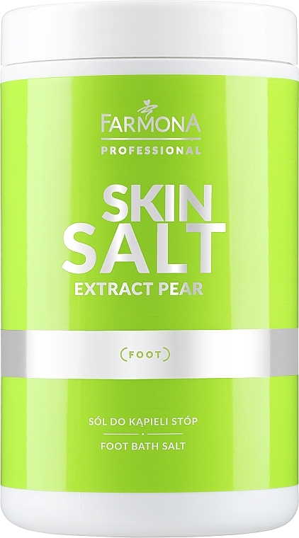 Сіль для ванн для ніг "Екстракт груші" - Farmona Professional Skin Salt Extract Pear Foot Bath Salt — фото N1