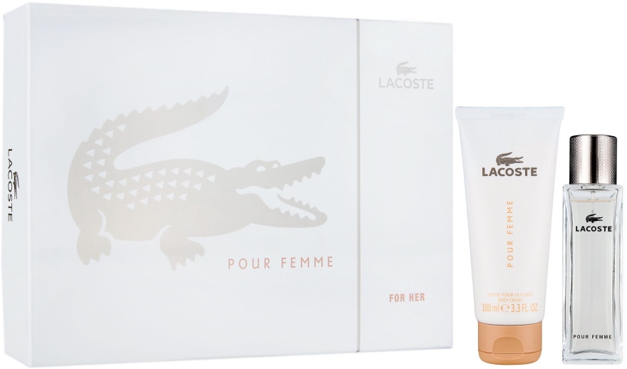 Lacoste Pour Femme - Набор (edp/50ml + b/c/100ml)