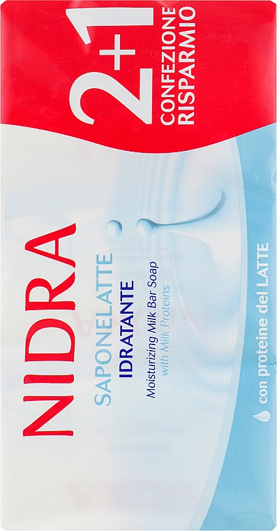 Крем-мило для рук з молочними протеїнами - Nidra Moisturizing Milk Hand Soap With Milk Proteins
