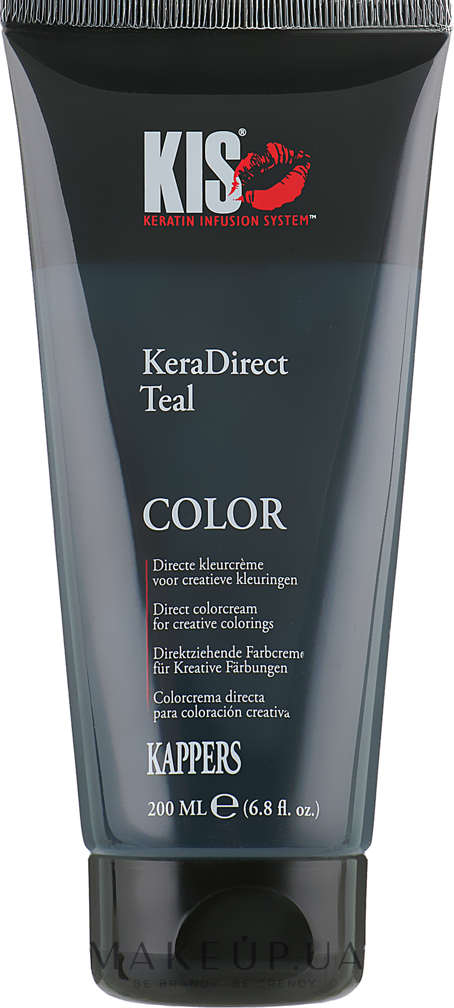 УЦІНКА Крем для фарбування волосся - Kis KeraDirect Color * — фото Teal