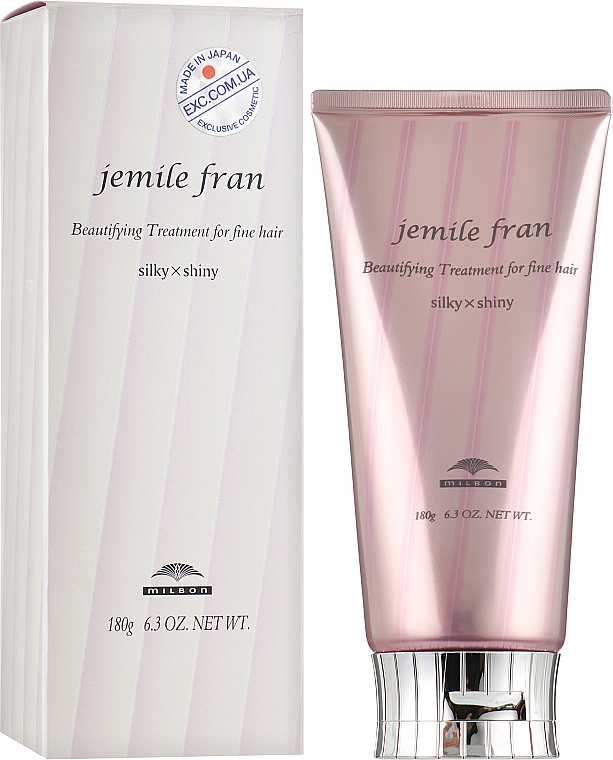 Бальзам-кондиционер для шелковистых и блестящих волос - Milbon Jemile Fran Treatment Silky+Shiny For Fine Hair — фото N2