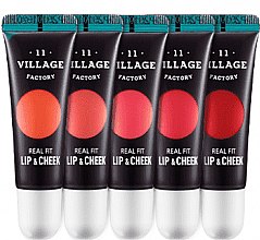 Парфумерія, косметика Тінт для губ і рум'яна, два в одному - Village 11 Factory Real Fit Lip & Cheek