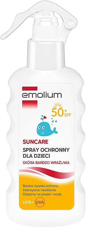 Минеральный защитный спрей для детей - Emolium Suncare Mineral Spray SPF 50+ — фото N1