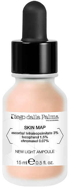 Осветляющая ампула для лица - Diego Dalla Palma Skin Map New Light Ampoule — фото N1