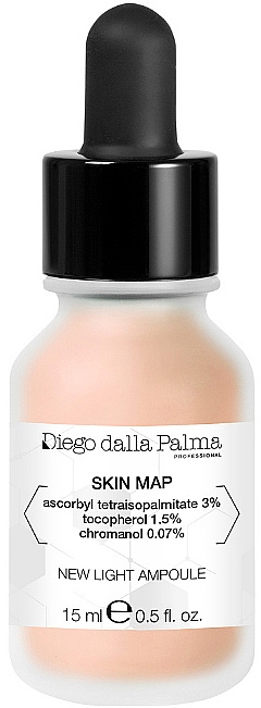 Освітлювальна ампула для обличчя - Diego Dalla Palma Skin Map New Light Ampoule — фото N1