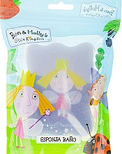 Губка банна дитяча Princess Holly, фіолетова - Suavipiel Ben & Holly's Bath Sponge — фото N1