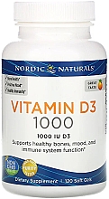 Пищевая добавка со вкусом апельсина "Витамин D3 1000" - Nordic Naturals Vitamin D3 Orange — фото N1