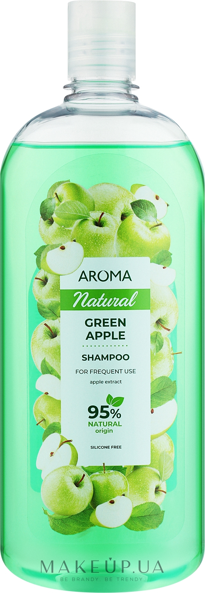 Шампунь для частого застосування "Зелене яблуко" - Aroma Natural — фото 900ml