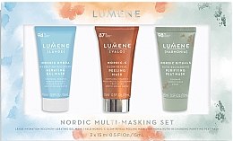 Духи, Парфюмерия, косметика Набор - Lumene Multi-Masking Set (3 x f/mask/15ml)