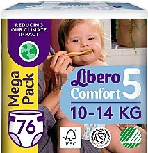 Подгузники Comfort 5 (10-14 кг), 76 шт. - Libero — фото N1