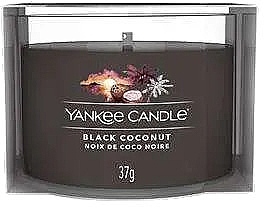 Ароматическая свеча в стакане "Черный кокос" - Yankee Candle Black Coconut (мини) — фото N1