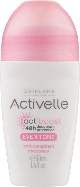 Дезодорант-антиперспирант c выравнивающим тон кожи эффектом - Oriflame Activelle Actiboost Even Tone
