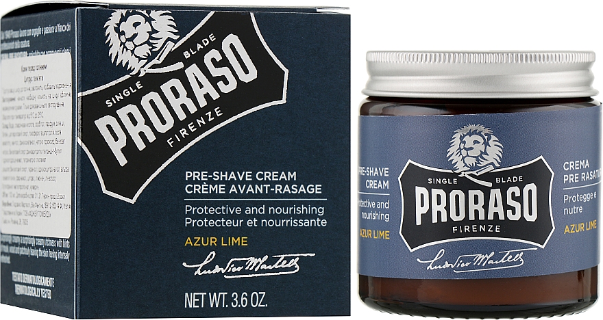 Крем перед бритьем - Proraso Azur Lime Pre-Shaving Cream — фото N2