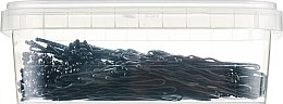 Невидимки для волосся 50 мм, фрезеровані чорні, 50911 - SPL — фото N2