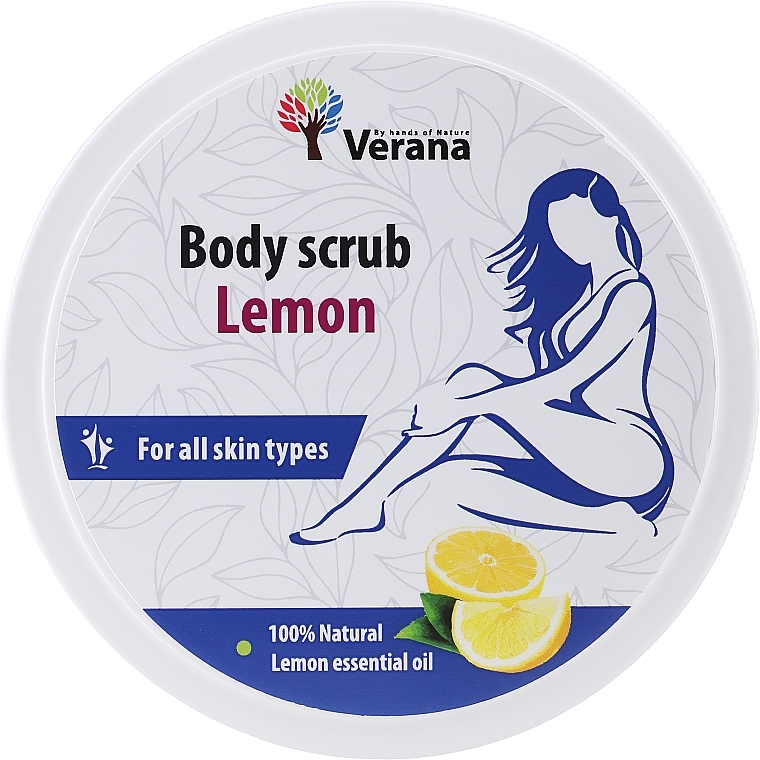 Скраб для тіла "Лимон" - Verana Body Scrub Lemon — фото N1