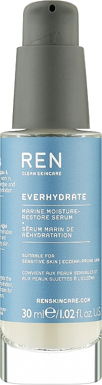 Сироватка для обличчя - Ren Everhydrate Marine Moisture-Restore Serum — фото N1