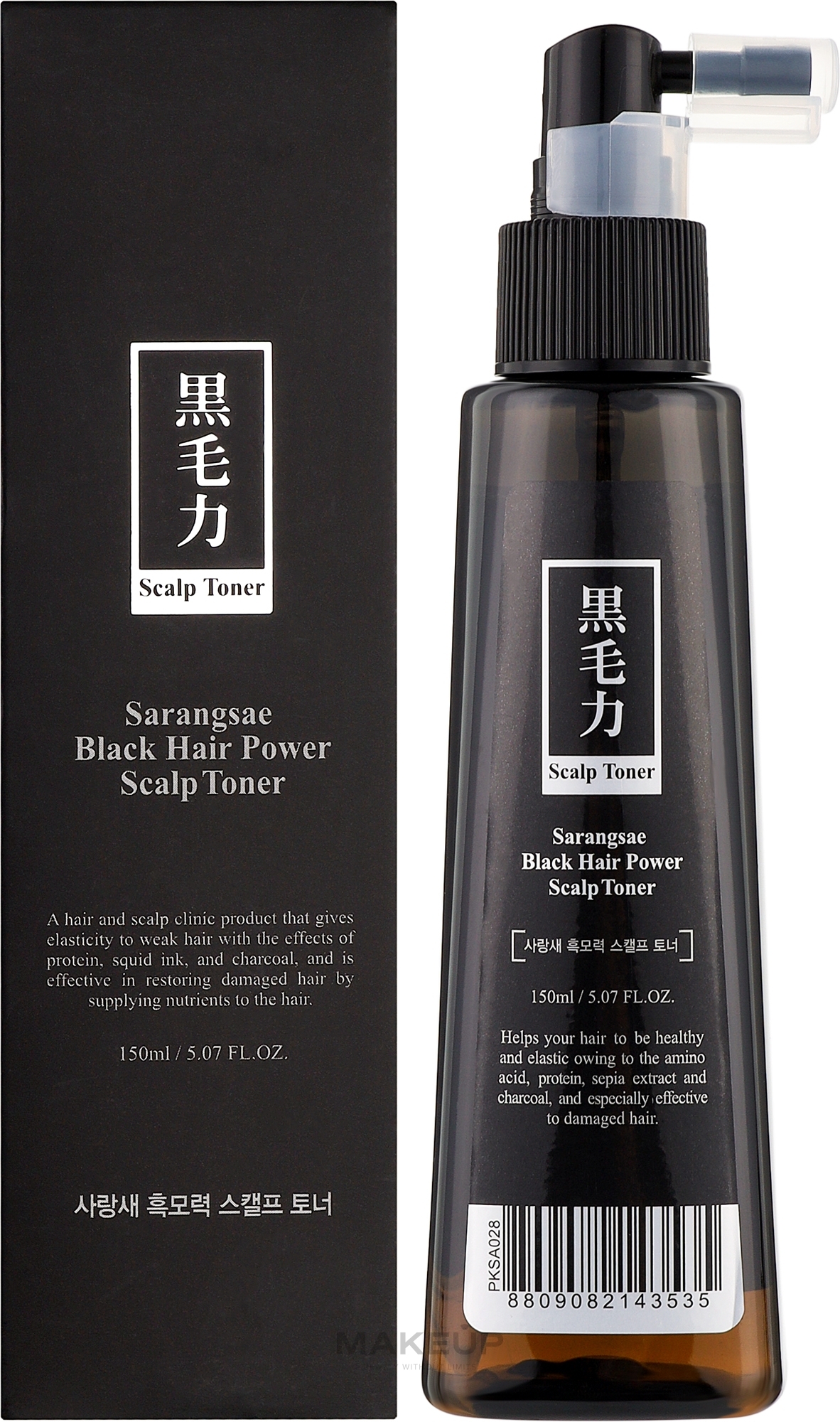 Тонік для шкіри голови - Sarangsae Black Hair Power Scalp Toner — фото 150ml