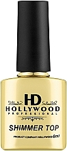 Топ для гель-лака - HD Hollywood Shimmer Gold — фото N1