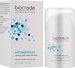 Зволожувальна ревіталізуюча маска для обличчя з ретинолом - Biotrade Pure Skin Hydromask Revitalizing Leave On Mask 0,5% Retinol — фото N2