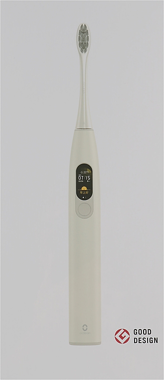 Электрическая зубная щетка, бежевая - Xiaomi Oclean X Smart Sonic Electric Toothbrush Beige — фото N1