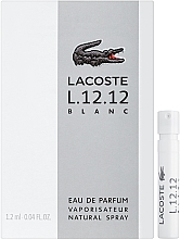 ПОДАРОК! Lacoste L.12.12 Blanc - Парфюмированная вода (пробник) — фото N1