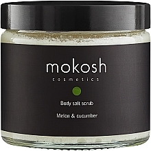 Скраб для тіла "Диня і огірок" - Mokosh Cosmetics Body Salt Scrub Melon & Cucumber — фото N1
