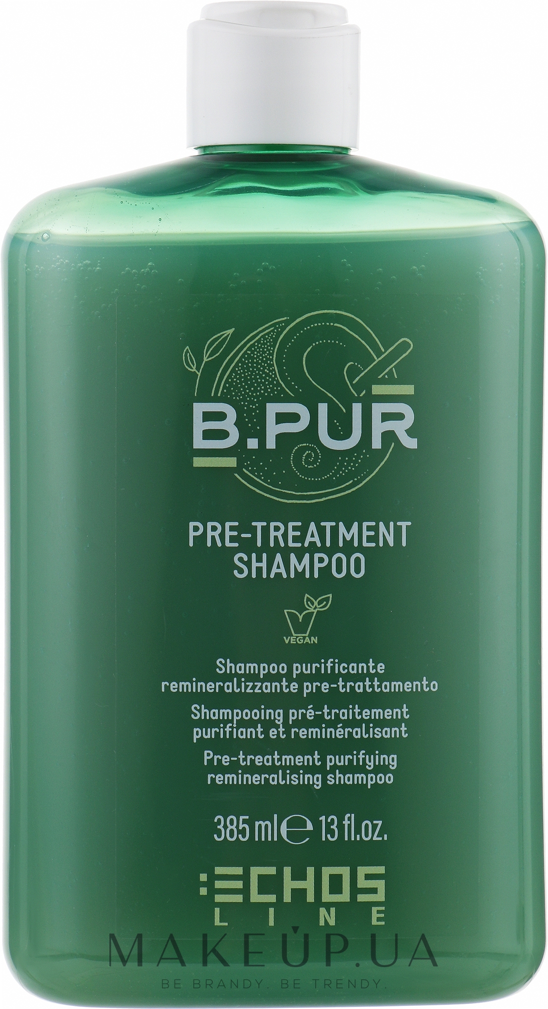 Шампунь "Очищение и реминерализация" - Echosline B.Pur Pre-Treatment Purifying Remineralising Shampoo — фото 385ml