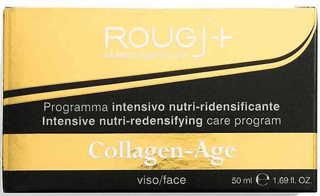 Крем для лица с коллагеном - Rougj+ Complete-Age Collagen-Age Intensive Nutri-Redensifying Care Program  — фото N2