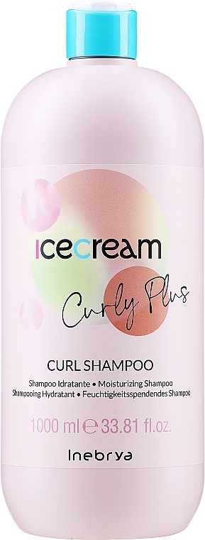 Шампунь для кучерявого волосся - Inebrya Ice Cream Curly Plus Curl Shampoo — фото N3